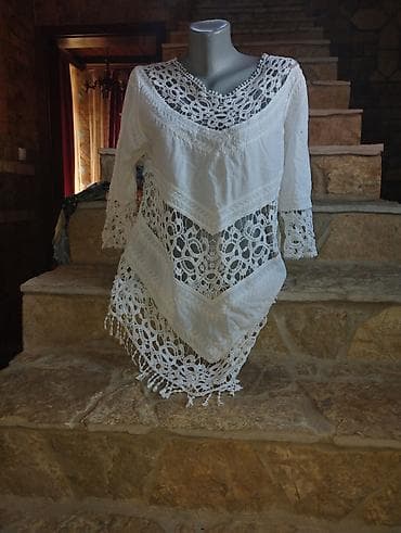 pull and bear jacket white: Tunika L nošena par puta — 1