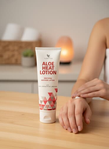 ravne cizme od prevrnute koze: Set Forever proizvoda za negu i wellbeing 1) Forever Aloe Heat Lotion — 1