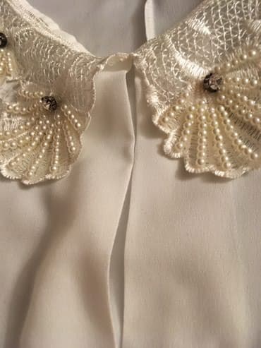 svecane tunike za punije dame: 2XL, Jednobojni, bоја - Bela — 2