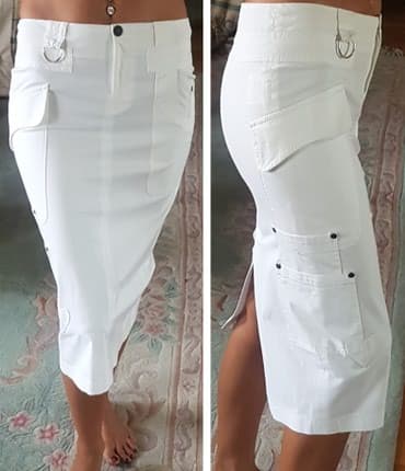 helanke sa trakom: S (EU 36), color - White — 2