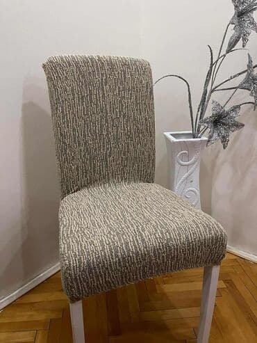 svetlece zavese za novu godinu: AKCIJA🌺AKCIJA🌺AKCIJA🌺 Žakard navlake za stolice bez karnera 6 komada — 5