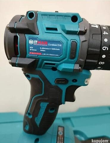 Hand Tools: Set akumulatorskih alata HITMAN – 62V Sadržaj kompleta: - Ugaona — 6