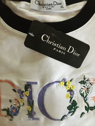 haljine secene ispod grudi: Dior M (EU 38), color - White, Short sleeves — 3