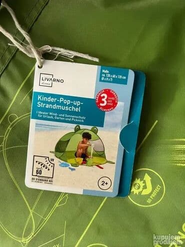 sanke za decu lidl: *** AKCIJA *** #1792 Dečiji šator za plažu LIVARNO home; Pop up beach — 4