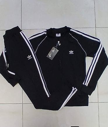 Sweatsuit Sets: Trenerke komplet gornji deo sa rajsferšlusom i donji deo sa lastišem — 6