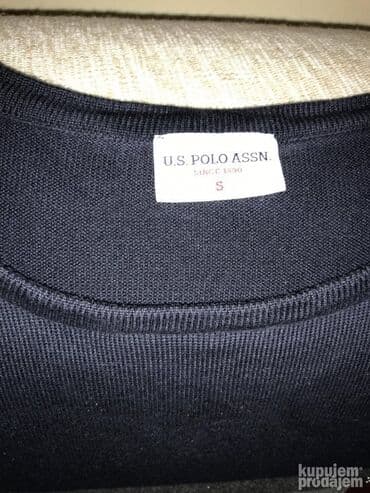 Radna odeća: Original U. S. POLO duks S / M 100% cotton Ramena 45cm duzina — 3