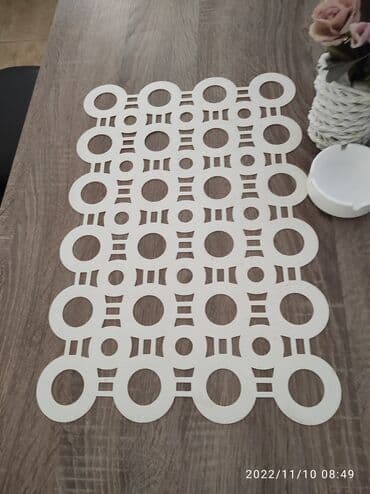 pesak za cvece: Doilies, color - White — 3