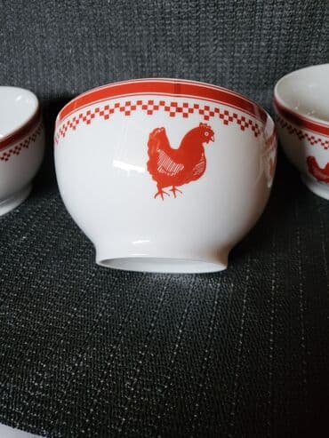 silikonski set za kuhinju: Cinije nove,vintaz za supe,corbe itd. pun porcelan. Komada 3 u — 8