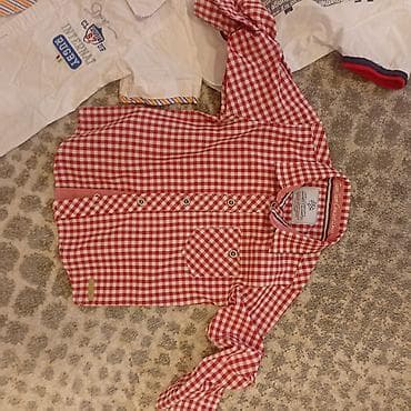 sandale za decake hm: Paket dečijih košulja/majica sa kragnom – kratki i dugi rukav, razni — 4