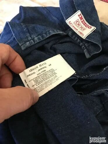 Trenerke: ARMANI duks L 100% Cotton Ramena 50cm, duzina 70cm rukav 65cm Made — 5