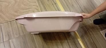 Houseplants: Plastična kada za kupanje bebe – roze - Ergonomski oblik sa — 3