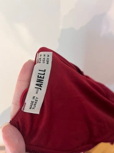 teddy kaput h m: M, color - Burgundy, Evening, With the straps — 4
