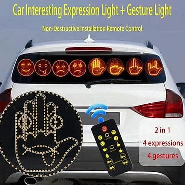 Car Electronics: Auto led gest pozdrav sa daljinskim Materijal:  ABS Veličina: 14,4 * — 3