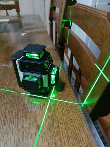 Sekire: PRACMANU laserski nivelator – želeni/zeleni snop, samonivelirajući — 7