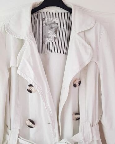 haljine c a 2023: L (EU 40), Used, With lining, Single-colored, color - White — 2