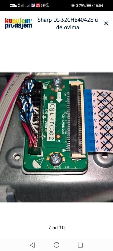 tv: Sharp LC-32CHE4042E – delovi Rastavljen LCD TV Sharp LC-32CHE4042E — 7