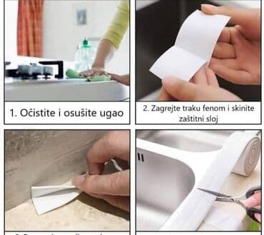 sempre satovi cena: ♦️♦️♦️ Sanitarna traka za kadu kade lavabo sudoperu 999din Sanitarna — 4
