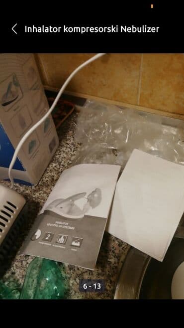 Inhalatori, nebulizatori: Inhalator kompresorski dobar Nebulizer sa novom maskom i rasprskivačem — 10