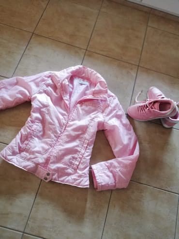 kupaci jednodelni za punije: Jakna terranova, puder roze, za prelazni period. Rasprodaja sa mog — 6