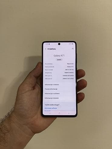 samsung galaxy j3 2017 cena: Samsung A71 dual sim, otključan za sve mreže. Verzija sa 6/128 gb — 5