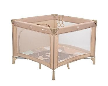 niski kreveti za decu: KIKKA BOO Prenosiva ogradica sa zipom ENJOY Bear – beige (Šifra: KKB5) — 3