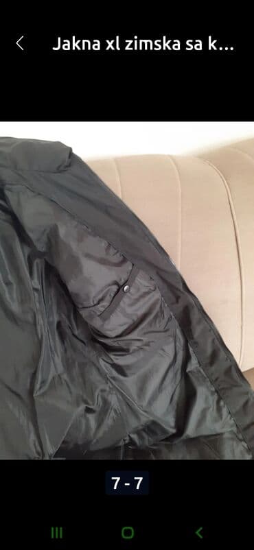 jakne sa prirodnim krznom: XL (EU 42), Single-colored, With lining — 4