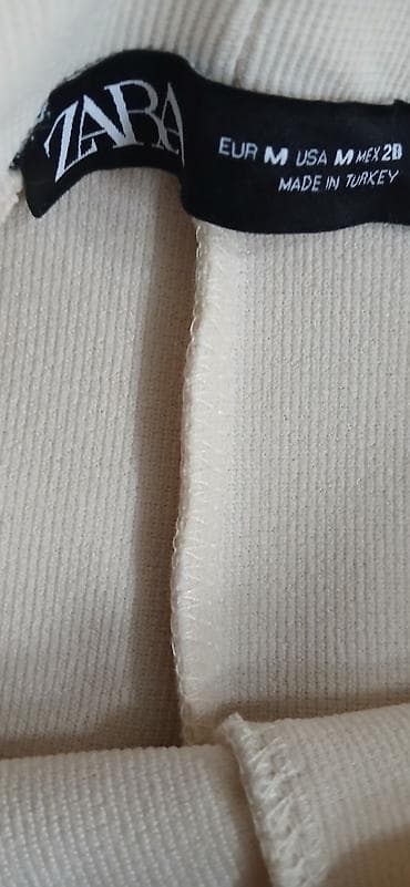 zara papuce ravne: ZARA ženske pantalone – model sa presavijenim ivicama (peglane pence) — 2