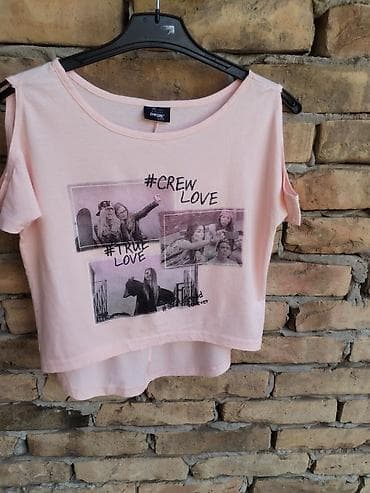 paket odeće: Roze dečija majica Page Young, veličina 134/140 (10 years). Kratak — 3