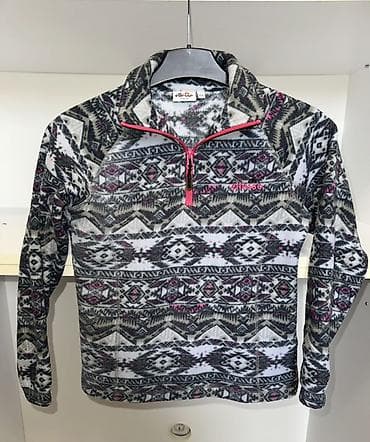 prsluk za devojcice hm: Dva ski duksa vel.10 1) Ellesse flis dukser/majica na rajsferšlus — 2