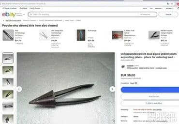 zabice za sajlu: *** AKCIJA *** #2115 Klješta za proširivanje olovnnih cevi; Ukupna — 3