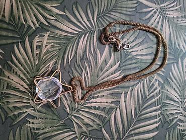 afro kikice beograd: Ogrlica sa privjeskom u obliku zvezde - Materijal: lančić u zlatnoj — 1