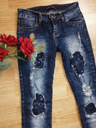 27, Jeans, Regular rise, Ripped — 2