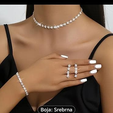 Srebrni set nakita sa cirkonima – elegantan komplet za posebne prilike
