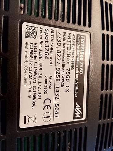boce za plin: FRITZ!Box 7560 CX – 1&1 HomeServer Speed - DSL/VDSL ruter i — 2