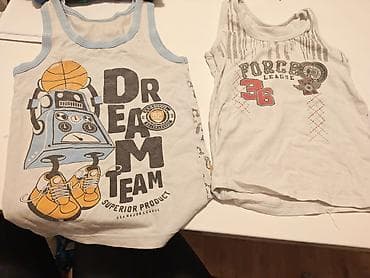 T-shirts: Komplet dečije garderobe (dečak), razni komadi sa motivima — 3