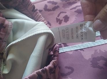 zenski kompleti sako i pantalone cene: Duks i trenerka – komplet sa animal printom, roza/lila tonovi - — 3