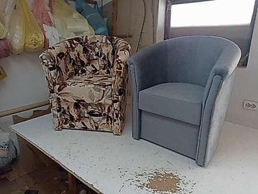 forma ideale cipelarnik beli: Tapacirane klub fotelje i dvosedi – ručna izrada - Model: zaobljena — 9