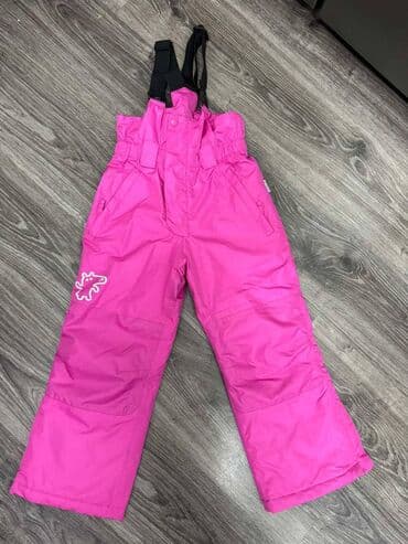 Ski trousers: Etirel, 122-128, color - Pink — 1