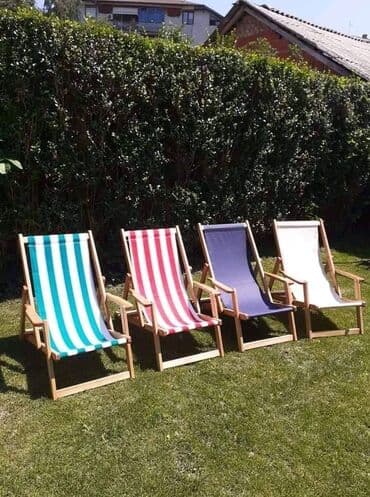 set za terasu: Chair for garden, Wood, color - Multicolored, New — 3