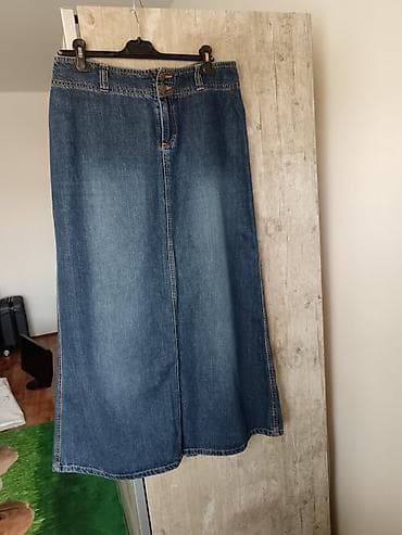 dajhman sandale: Duga teksas suknja klasičnog kroja. Kao nova - Materijal: klasični — 1