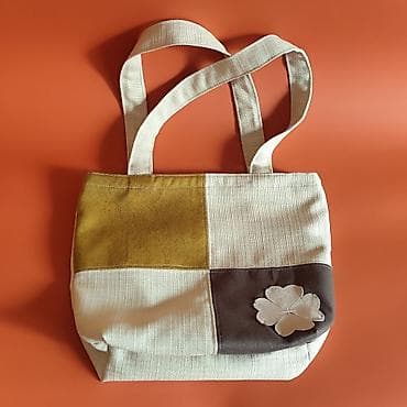 torbe od platna: Platnena torba – patchwork dizajn - Materijal: čvrsto platno/keper — 6