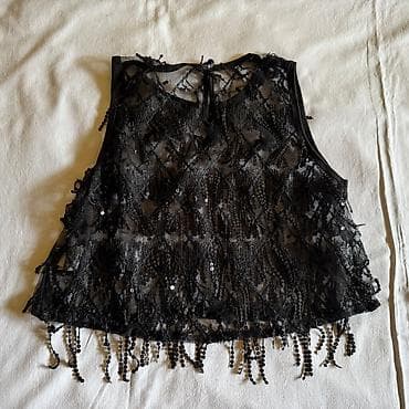 nju jorker: MISSGUIDED bluza, zmijski print, tanka letnja, XS velićine. Na poklon — 5