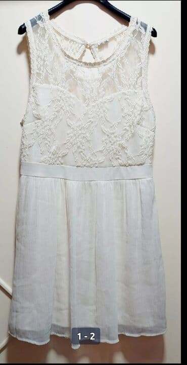 pantalone bez kaisa: L (EU 40), color - White, Without sleeves — 1