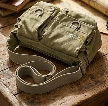 sef za kljuceve: Platnena torba preko ramena – National Geographic - Materijal — 1