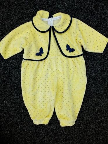 rucno pletene haljine za devojcice: Footie for babies, 56 — 1