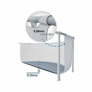 merdevine za bazen: Intex Bazen metalni okvir 4.57 x 1.07 Prism Frame ( kk26724 ) Prečnik — 4
