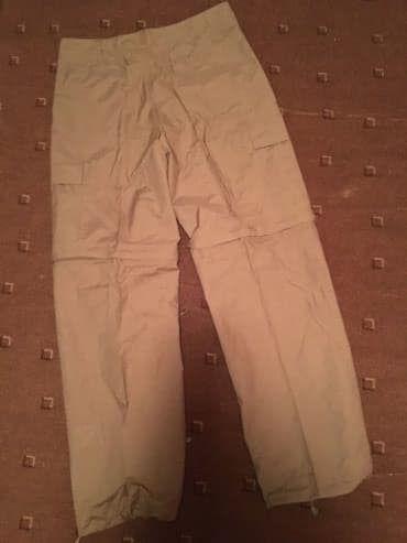 c a papuce: Pantalone, Jogger, bоја - Bež — 2