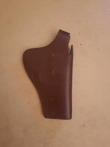 pribor za ribolov: Braon kozna futrola za pistolj — 5