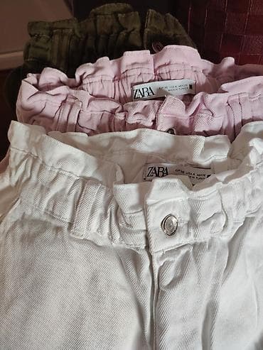 zenski komplet sa pantalonama: Zara ženske farmerice vel. 36 (S) slabo nošene, iz mog ormana. Udobne — 6