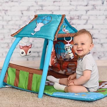 šlauf sa krovom: LORELLI Podloga za igru Little House (113 x 56 x 53 cm) Šifra — 4